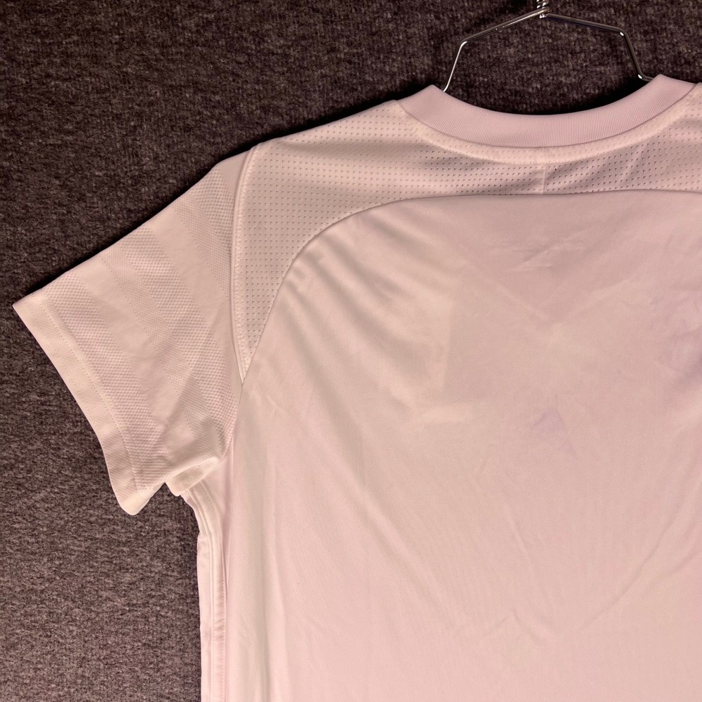 Adidas Tiro 17 Jersey Women's Medium White Short Sleeve ClimaCool Training Shirt - Picture 14 of 16